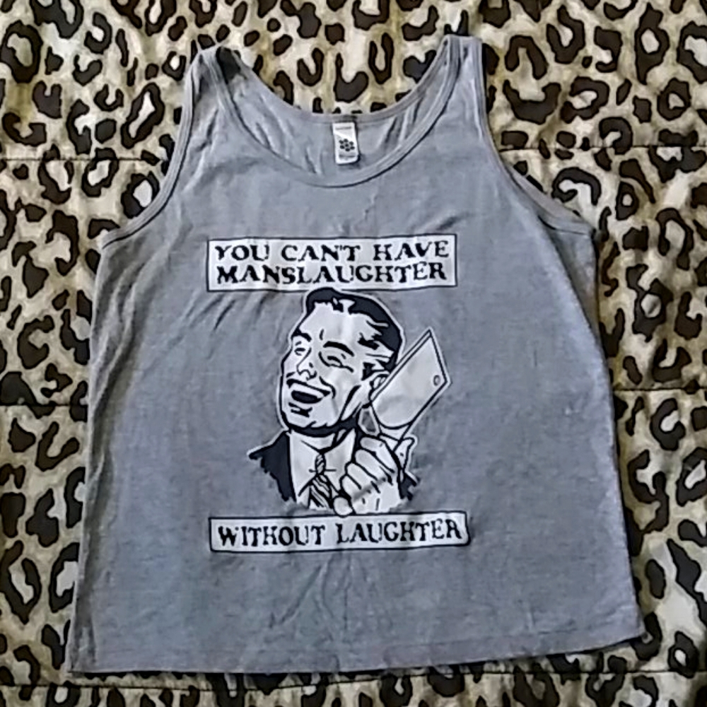 Graphic tank top grey xl